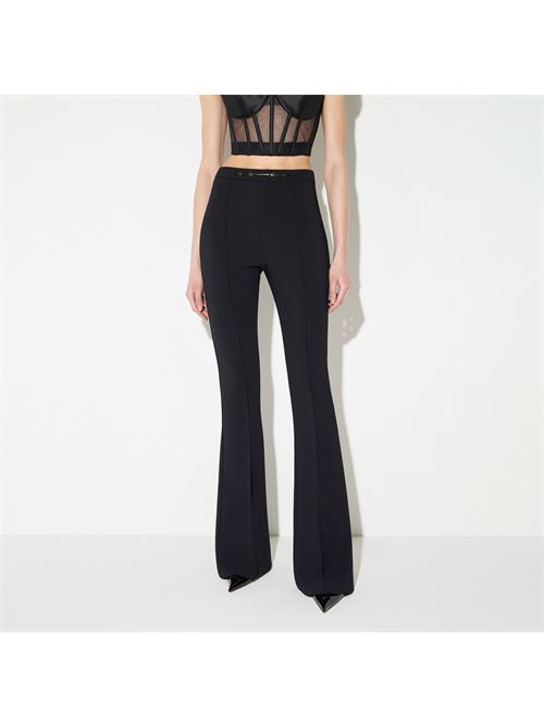 Pantaloni in doppio crêpe stretch ELISABETTA FRANCHI | PA19766E2/110